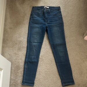 Madewell Women's Dark Blue Skinny Jeans